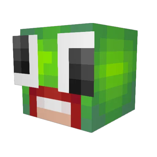 Finnthemighty Minecraft avatar head, 3D render