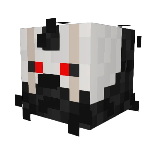 Finnythebin Minecraft avatar head, 3D render