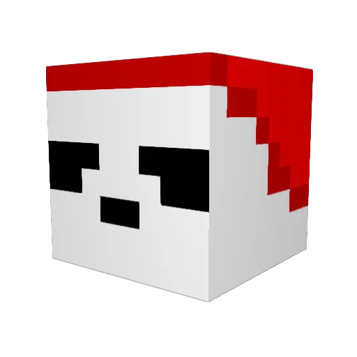 Fino260 Minecraft avatar head, 3D render