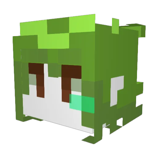 Finomenoide1289 Minecraft avatar head, 3D render