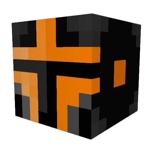Finshiba1 Minecraft avatar head, 3D render