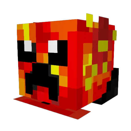 Finthefish112 Minecraft avatar head, 3D render