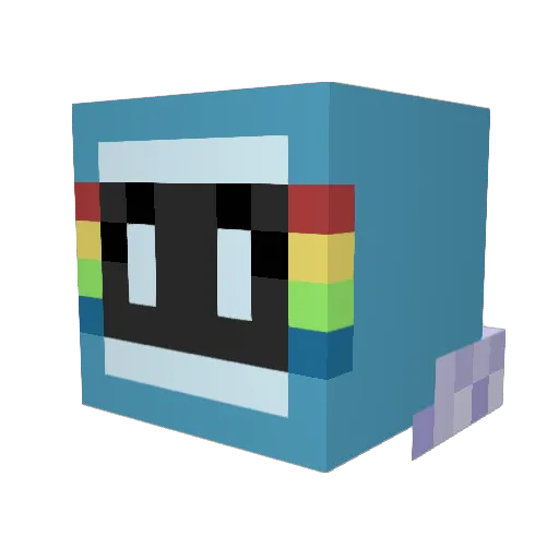 FinviZest Minecraft avatar head, 3D render
