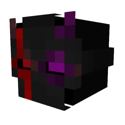 Finxzy Minecraft avatar head, 3D render