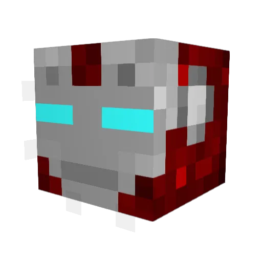 Fippo99 Minecraft avatar head, 3D render