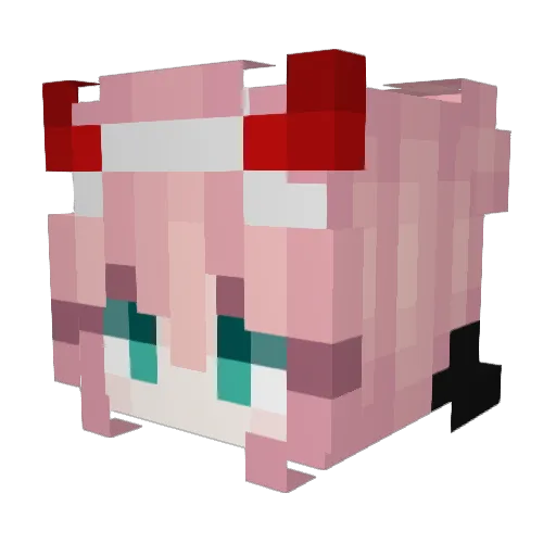 Fipsi910 Minecraft avatar head, 3D render