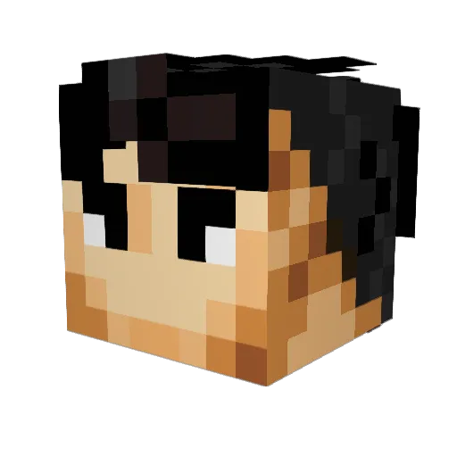 Fir3boy98 Minecraft avatar head, 3D render