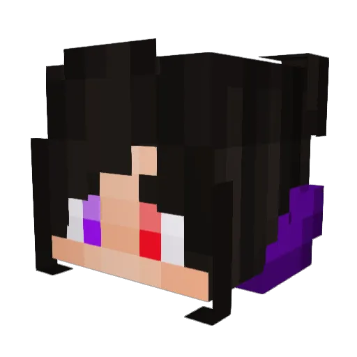 Fir3ux Minecraft avatar head, 3D render