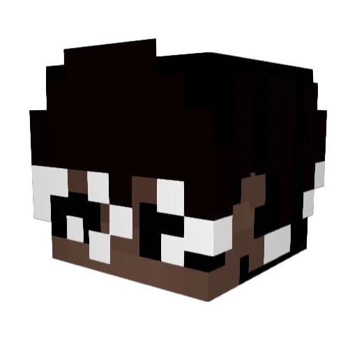 FirE_PlaYzz1 Minecraft avatar head, 3D render