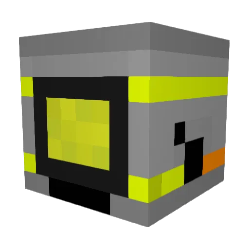 FirOuss Minecraft avatar head, 3D render