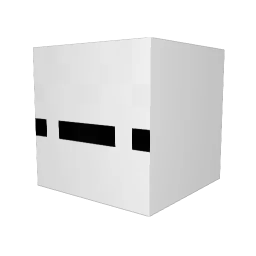 FirTrees_ Minecraft avatar head, 3D render