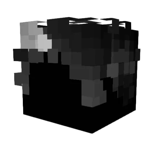 Firas Minecraft avatar head, 3D render