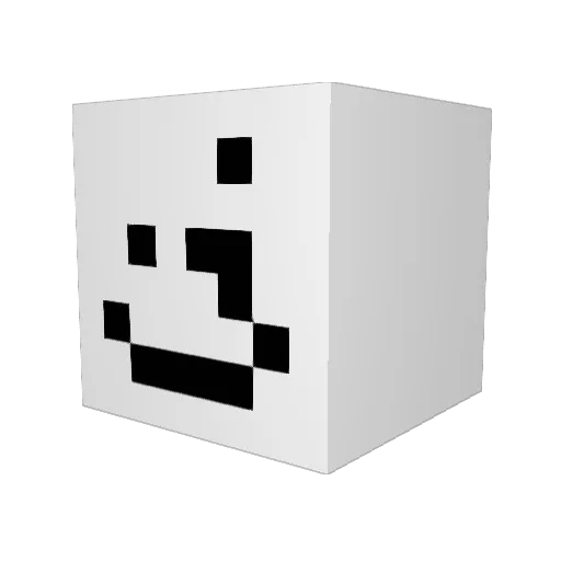 Firdirk Minecraft avatar head, 3D render