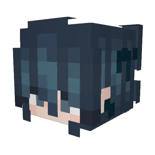 Fire102088 Minecraft avatar head, 3D render