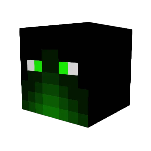 Fire55555 Minecraft avatar head, 3D render
