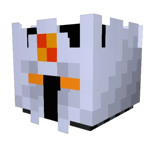 FireBallLC2 Minecraft avatar head, 3D render