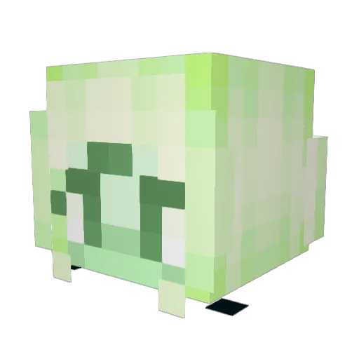 FireBattleAxe Minecraft avatar head, 3D render