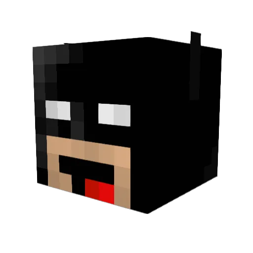 FireBird110 Minecraft avatar head, 3D render