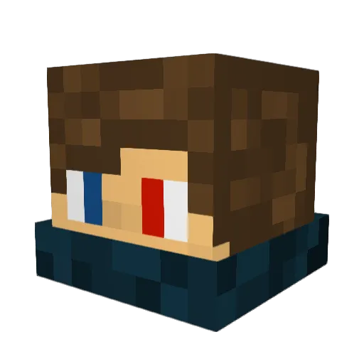 FireBladeFive5 Minecraft avatar head, 3D render