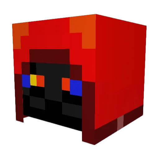 FireBlaze5900 Minecraft avatar head, 3D render