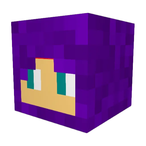 FireBlossom00 Minecraft avatar head, 3D render