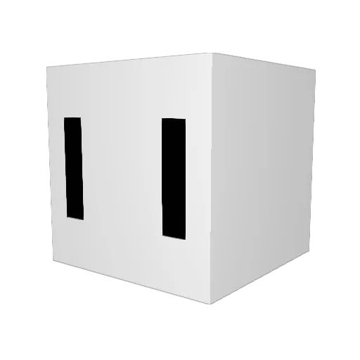 FireBrick101 Minecraft avatar head, 3D render