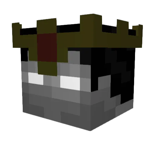 FireBuilder1108 Minecraft avatar head, 3D render