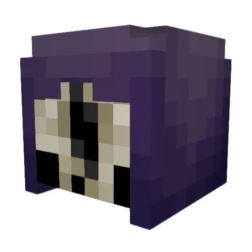 FireCatK Minecraft avatar head, 3D render