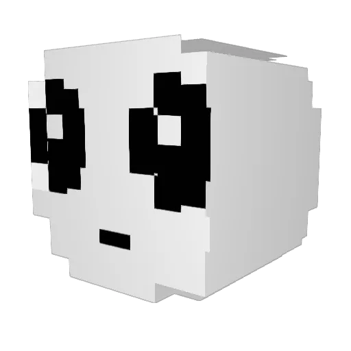 FireCharger316 Minecraft avatar head, 3D render