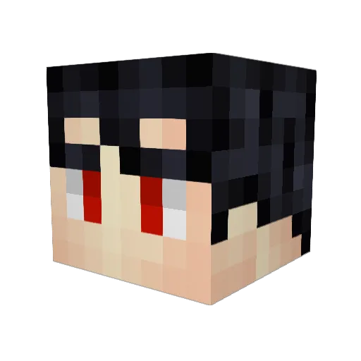 FireCommandeur Minecraft avatar head, 3D render
