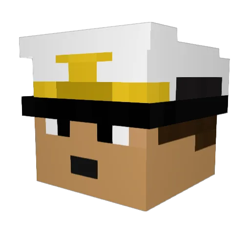 FireDestoyer588 Minecraft avatar head, 3D render
