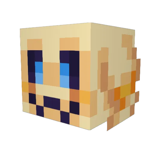 FireEmblemier Minecraft avatar head, 3D render
