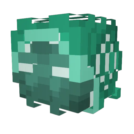 FireEnzo25 Minecraft avatar head, 3D render