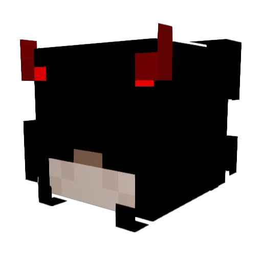FireExpensive Minecraft avatar head, 3D render