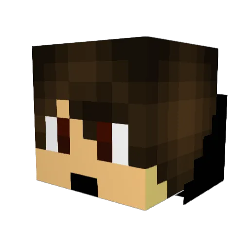 FireFlame4911 Minecraft avatar head, 3D render