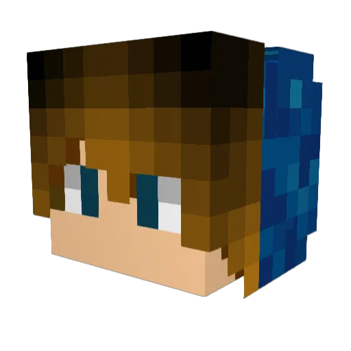 FireFlayre Minecraft avatar head, 3D render