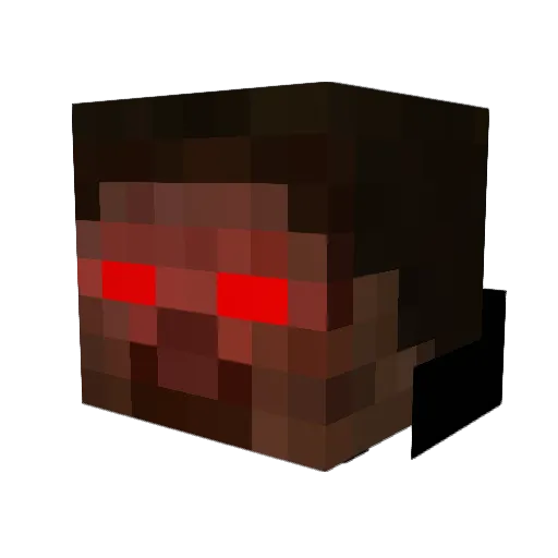 FireFlorisNL Minecraft avatar head, 3D render