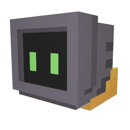 FireFly12318 Minecraft avatar head, 3D render
