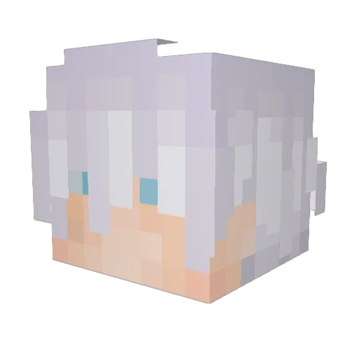 FireFlyyZZ Minecraft avatar head, 3D render