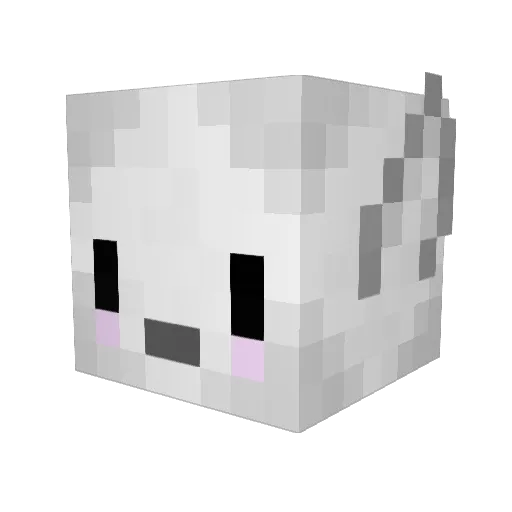 FireFox2055 Minecraft avatar head, 3D render