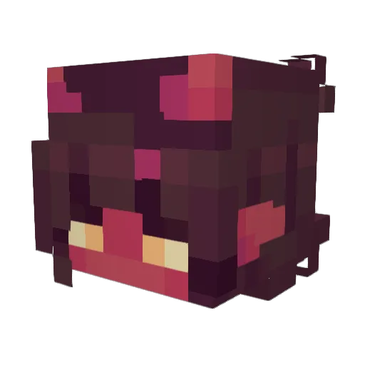 FireFoxBBg Minecraft avatar head, 3D render