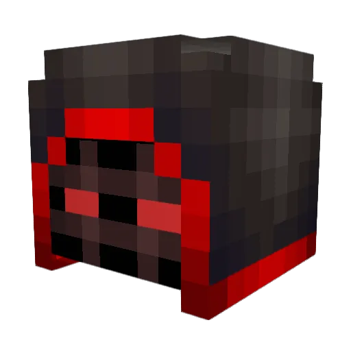 FireGamerCh Minecraft avatar head, 3D render
