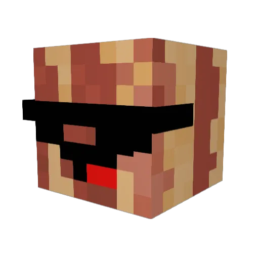 FireHawk2005 Minecraft avatar head, 3D render
