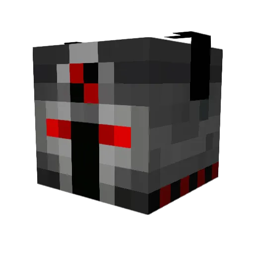FireMage662 Minecraft avatar head, 3D render