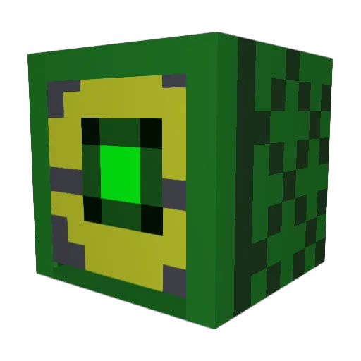 FireMelon21 Minecraft avatar head, 3D render