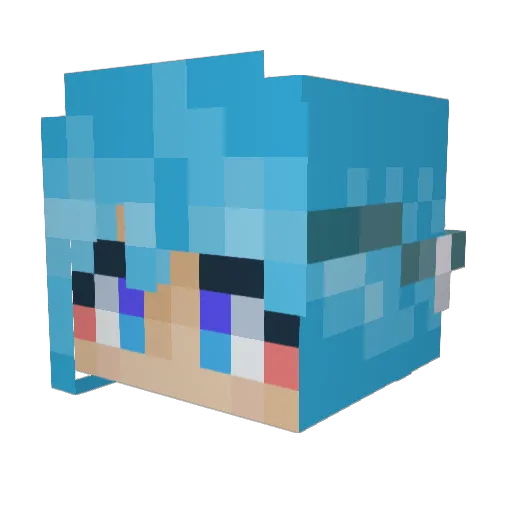 FireOfTheDoom Minecraft avatar head, 3D render