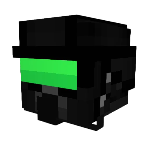 FirePvPMaster Minecraft avatar head, 3D render