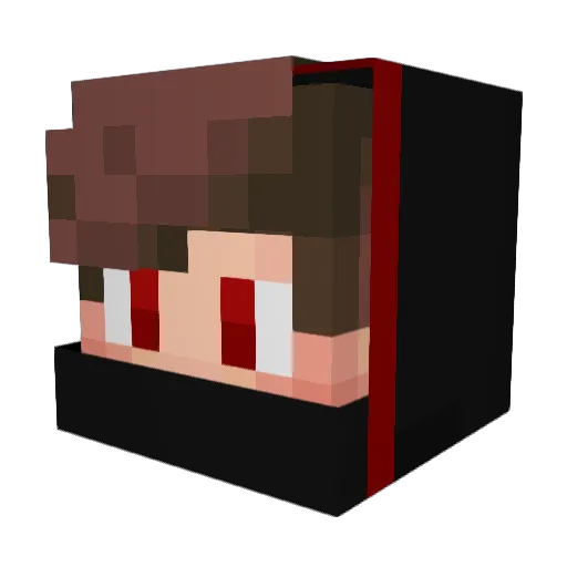 FireRyan2005 Minecraft avatar head, 3D render