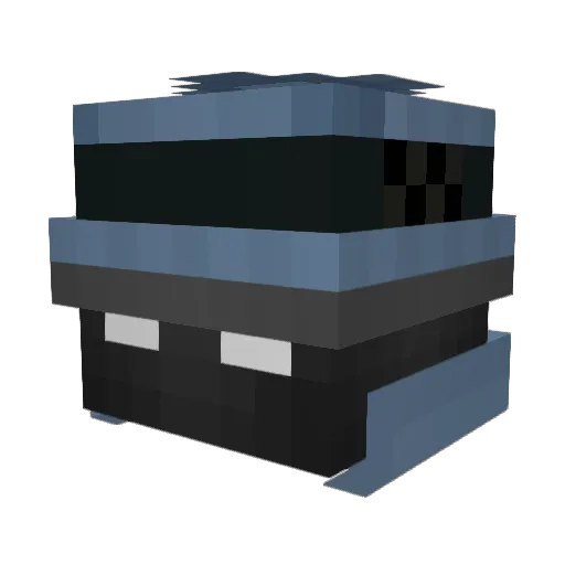 FireShockerX Minecraft avatar head, 3D render