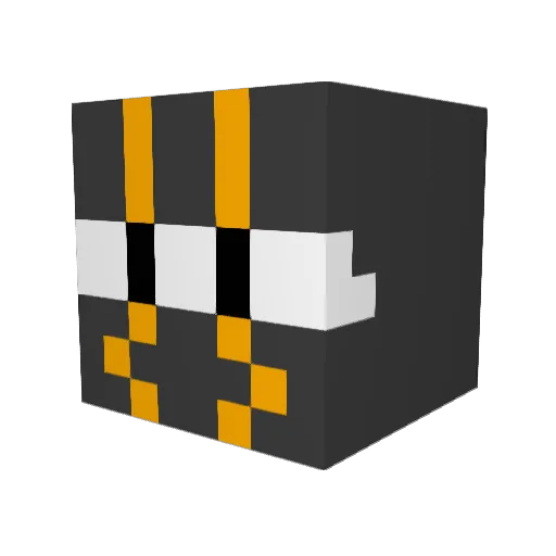 FireStorm7567 Minecraft avatar head, 3D render